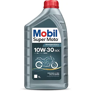 MOBIL 4T 10W30 Óleo 4 Tempos Semi Sintetico Super Moto 1 Litro Motos Quadriciclos