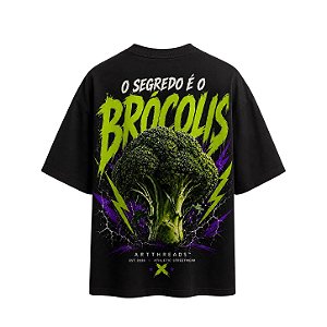 Camiseta Oversized O Segredo é o Brócolis – Artthreads™