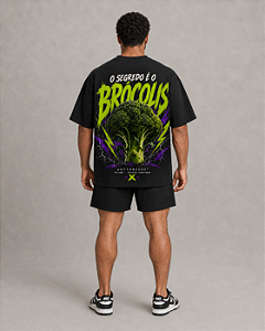 Camiseta Oversized O Segredo é o Brócolis – Artthreads™