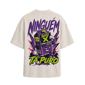 Camiseta Oversized Ninguém Tá Puro – Artthreads™