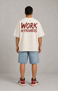 Camiseta Oversized Work in Progress – Artthreads™
