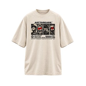 Camiseta Oversized Artthreads - Built Different Est. 2026