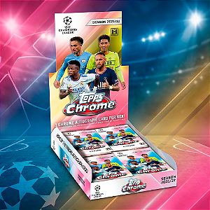 [Break X] 2021-22 Topps Chrome UEFA Champions League - 1x Hobby Box - 1 autógrafo - escolha seu time/jogador