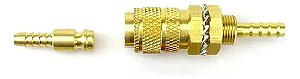 ADAPTADOR GAS REFRIGERADO AGUA CONECTOR RAPIDO TOCHA TIG/MIG