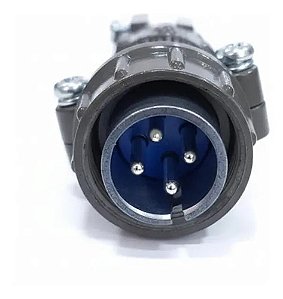 Conector 4 Vias Cabo Macho 20mm