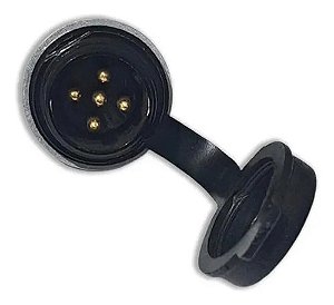 CONECTOR BASE REDONDA M16 5C VIA MACHO