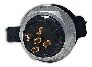 CONECTOR BASE REDONDA M32 18 VIAS MACHO 10A