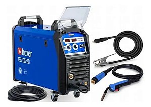 Inversora De Solda 220a Multi Processo Mig Flex 250 Boxer Azul 220v