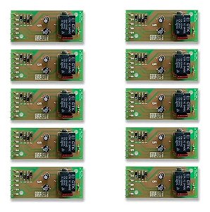 Kit 10pc Placa Modulo  Retardo Para Maquina De Solda 6 Pinos