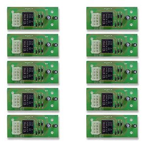 Kit 10pc Placa Modulo  Retardo Para Maquina De Solda 8 Pinos