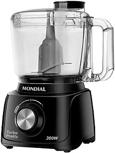 Miniprocessador Mondial Turbo Pratic MP-16-B 300W 500mL 110V-60Hz