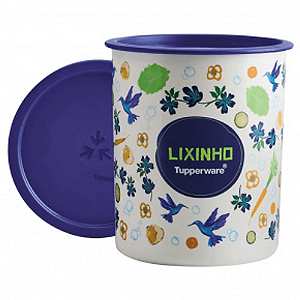 Lixinho de Pia Floral 3,3 Litros Tupperware