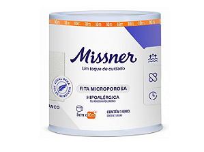 Fita Microporosa Branca 5cm x 10m - Missner