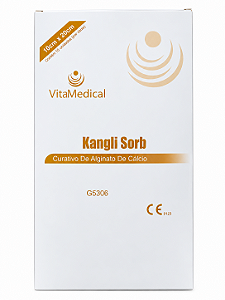 Curativo De Alginato De Cálcio Kangli Sorb 10x20cm Cx C/10 - Vita Medical