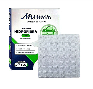 Curativo Hidrofibra Extra 10cm x 10cm M-Tec Unidade - Missner