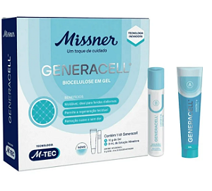 Kit Gel Curativo Biocelulose em Gel Generacell 10g + Solução de 8ml - Missner