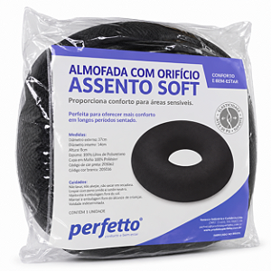 Almofada com Orifício Assento Soft - Perfetto