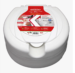 Assento Sanitário Oval Slim Elevado 13,5m — Mebuki