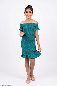 Vestido Juvenil com Regulagem – 9 a 14 Anos
