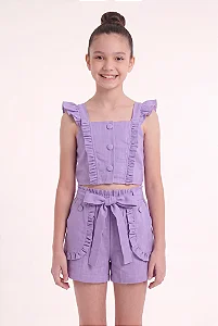 Conjunto Infantil 6 a 9 anos-Feminino – Estilo, Conforto e Charme