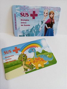 Cartão do SUS personalizado, qualquer tema (DU)