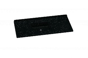 PIA MÁRMORE SINTÉTICO PRETO - 120X55