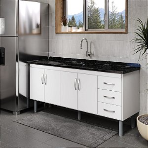 ARMÁRIO DE COZINHA TÓQUIO - BRANCO 174,2cm
