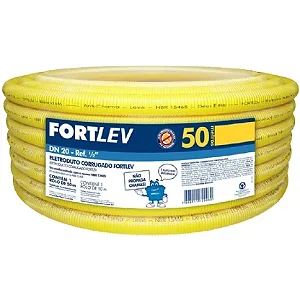 CONDUÍTE FLEX PVC 1/2" (50m) - FORTLEV