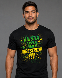Camiseta Anistia Ampla, Geral e Irrestrita