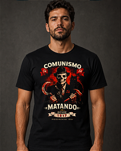 Camiseta Comunismo Matando Desde 1917