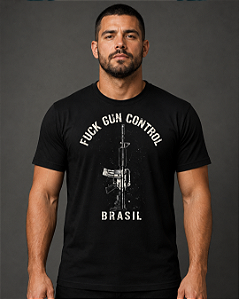 Camiseta Fuck Gun Control Brasil