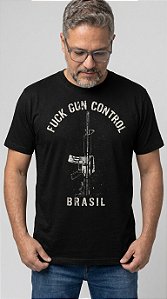 Camiseta Fuck Gun Control Brasil
