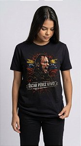 Camiseta Feminina Óscar Pérez Vive – Resistência Venezuelana