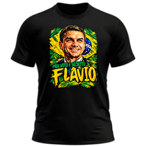 Camiseta Meu Voto é Secreto – Flávio