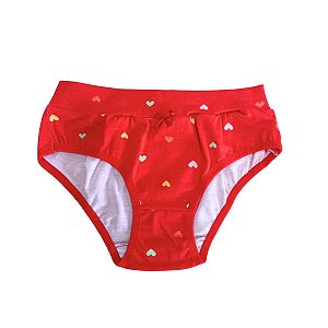 Calcinha Infantil Menina Cós Confortável Estampadas - REF 62-1
