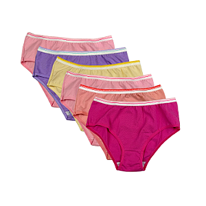 Kit 6 Calcinhas Infantil em Algodão