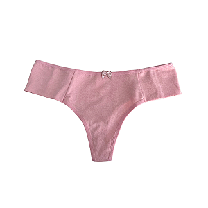 Calcinhas Fio Dental Feminino Cotton Lisas - REF 69