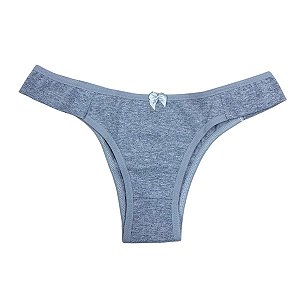 Calcinhas Tanga Feminina Adulto Cotton Lisas - REF 74