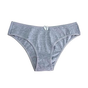 Calcinhas Básica Feminino Adulto Cotton Lisas - REF 77