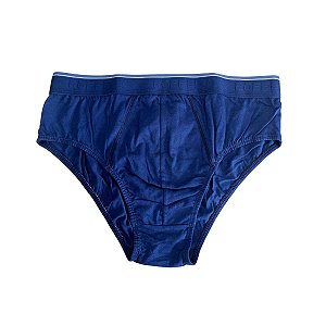 Cuecas Slip Masculinas Cottton Elástico Largo - REF 106