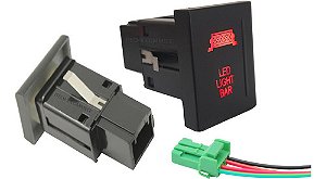 Botao Amarok Barra De Led Console Central Lado Direito