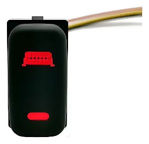 Botão Interruptor Mitsubishi Para Barra De Led Com 2 Leds