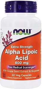 Ácido Alfa Lipóico Alpha-lipoic 600 Mg - 60 Cápsulas