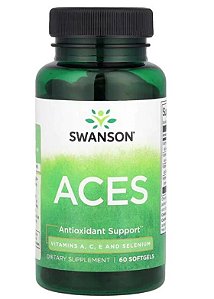 ACES, Vitaminas A, C, E e Selênio, 60 Cápsulas, Swanson