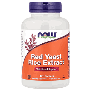 Arroz de Levedura Vermelha 1200mg, 120 Caps Controle do Colesterol e Equilíbrio Cardiovascular, Now
