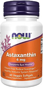 Astaxanthin 4mg (60 softgels) - Now Foods