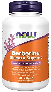 Berberine Glucose Support 90Softgels Now foods