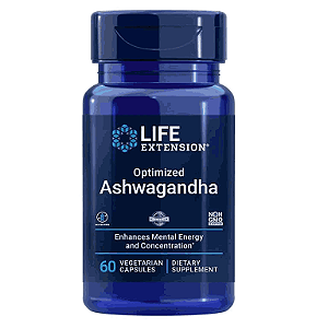 Ashwagandha, 125mg, 60 cápsulas, Life Extension