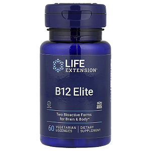 B12 Elite 60 pastilhas vegetarianas - Life Extension