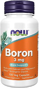 Boron 3MG (100 Cápsulas) Now Foods